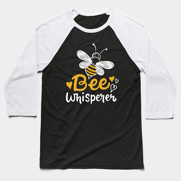 Beekeeping Beekeeper Bee Apiarist Baseball T-Shirt by CreativeGiftShop